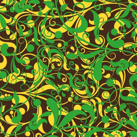 on dark.webp Transfer Sheets; Flowers Yellow and Green - Bag of 30